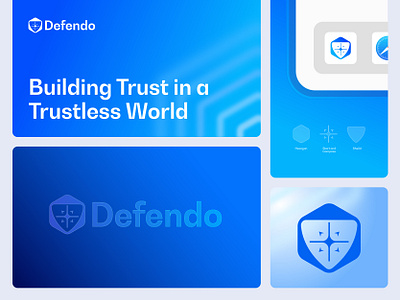 Defendo - A Web3 Security Company brand identity branding branding design creative logo designer cyber security logo logo logo design logo designer logo type logodesign logodesigner logomaker logotype modern logo web3 logo