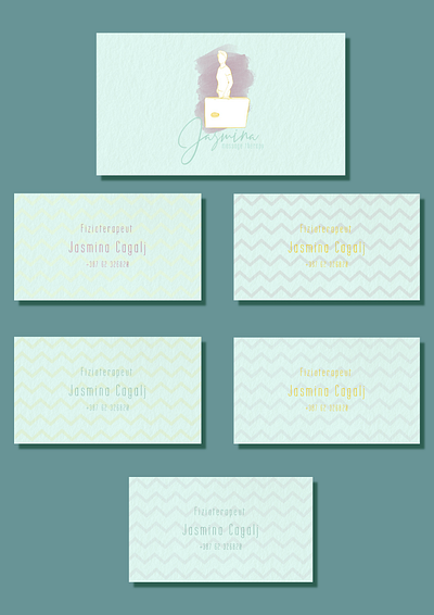 Business Card: Massage Therapy business business card design massage therapy mockup