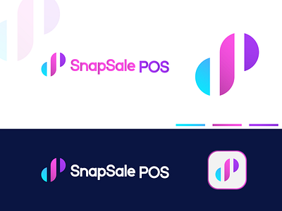 'Snapsale POS' Logo abstract app coin crypto graphic design icon initial letter logo minimal minimalistic modern monogram saas security tech technology token