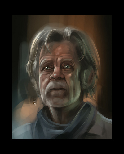 Frank Gallagher - 2022 digital paint digital painting illustrating illustration movie characters paint portrait