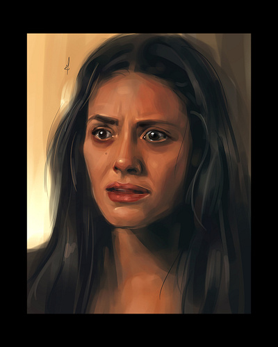 Fiona Gallagher - 2022 digital paint digital painting illustration movie characters paint portrait