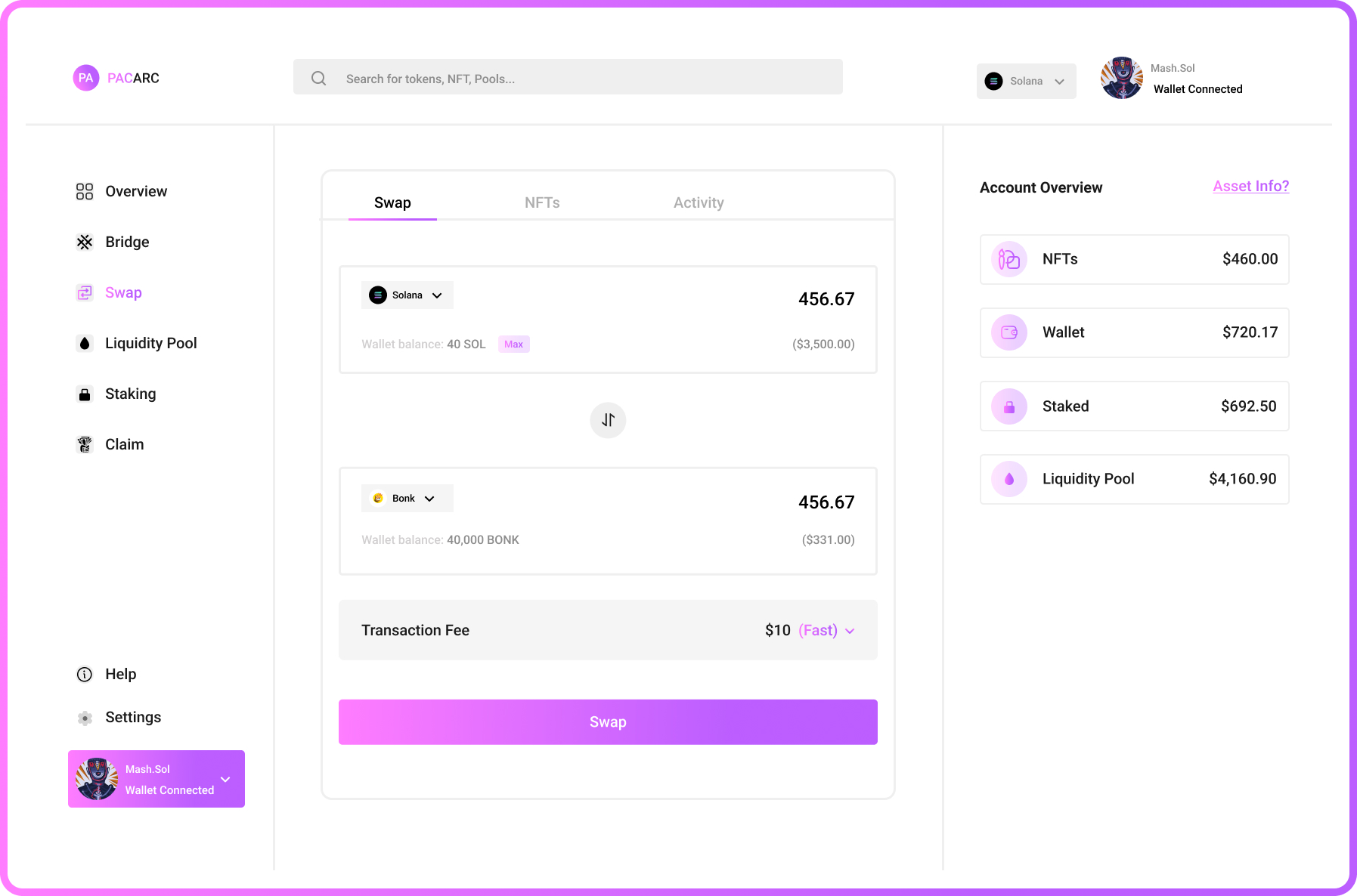Swap Section Design design landingpage ui ux web