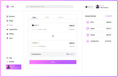 Swap Section Design design landingpage ui ux web