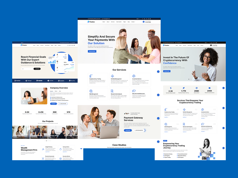 The full website for only $59 with 6+ Home Pages 😲 business consulting business corporate websites corporate company customizable financial advisors marketing consulting modern design responsive design web design web development wordpress wordpress theme