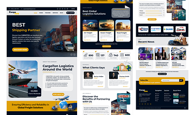 CargoTon Website Design ui