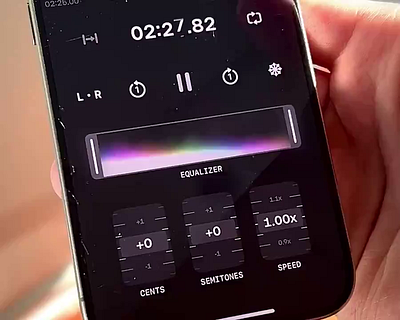 Equalizer ai android animation design interactive ios music player settings sound