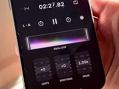 Equalizer ai android animation design interactive ios music player settings sound