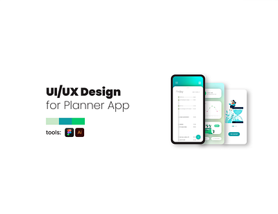 Planner App Design abtin basir app graphic design planner ui