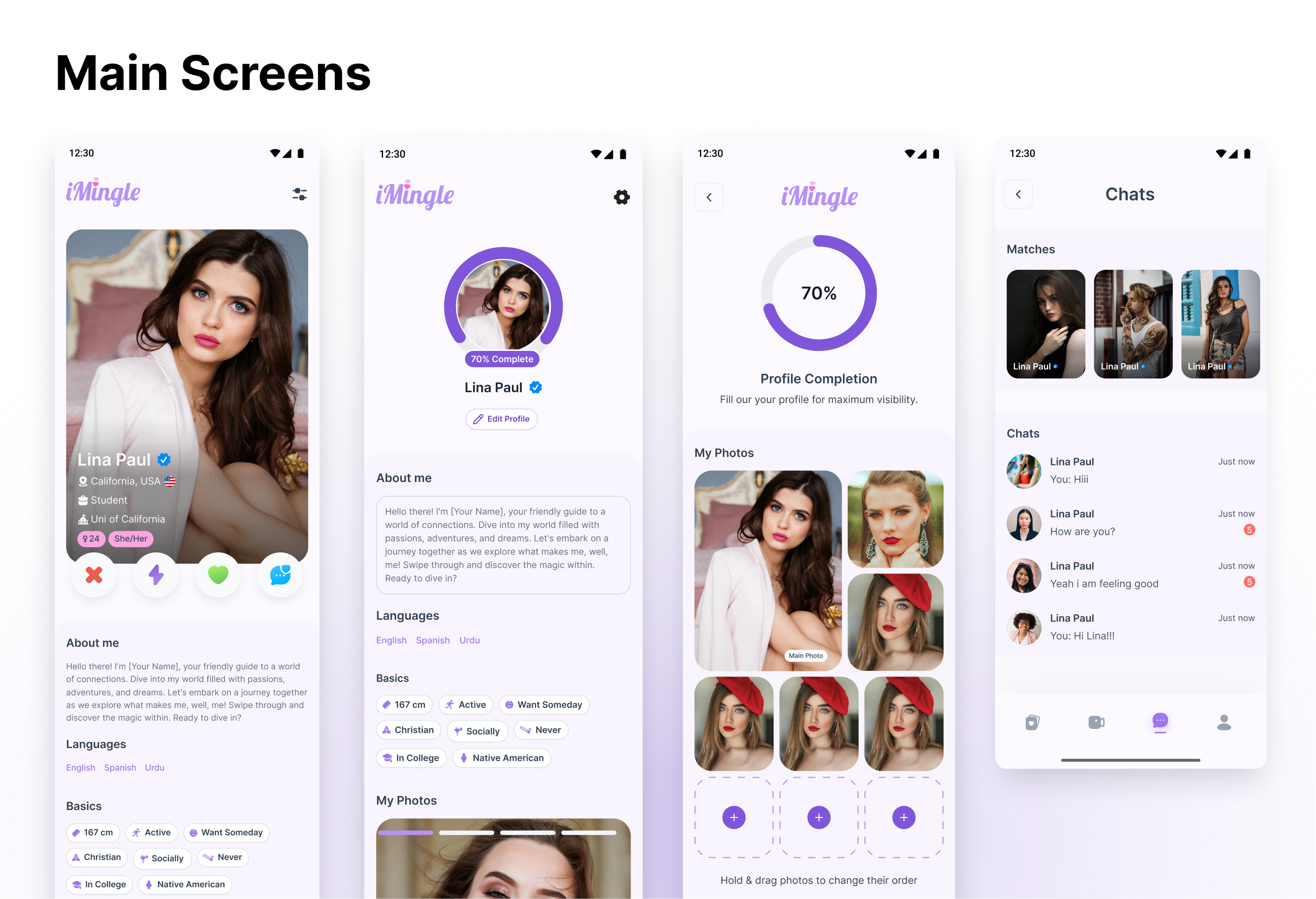 Example of Mobile App UI/UX Design