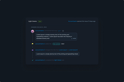 Recent Activity activity application attachments bootstrap components creative dark mode dashboard gallery management task profile recent activity teamwork template thumbnails ui uxdesign valeria savina designer website