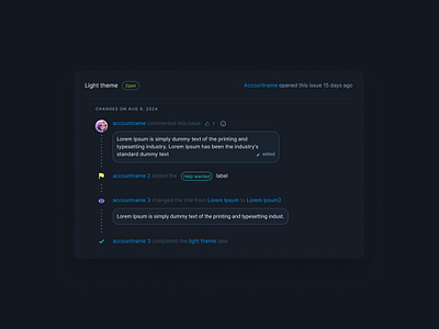 Recent Activity activity application attachments bootstrap components creative dark mode dashboard gallery management task profile recent activity teamwork template thumbnails ui uxdesign valeria savina designer website