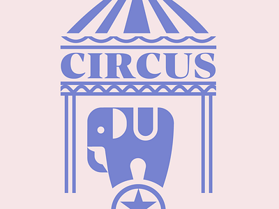 Circus poster animal branding circus design graphic design illustration logo logotype poster vector