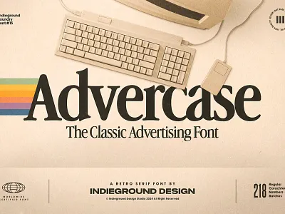 Advercase by Indieground Design branding canva classic font classy font commercial use cricut digital font display graphic design heading headline logo magazine modern font procreate retro font serif font typeface ui wedding font