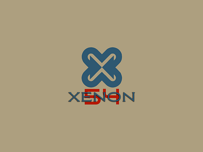 Xenon-54-Logo app branding design graphic design illustration logo logos typography ui vector