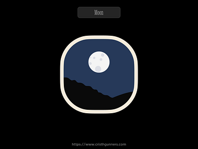 Badge Moon badge branding challenge concept dailyui dark design forest illustration interface logo moon ui ux