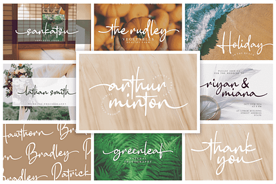 Arthur Minton (Modern Casual Script) app branding design font fonts graphic design logo modern signature typeface vector