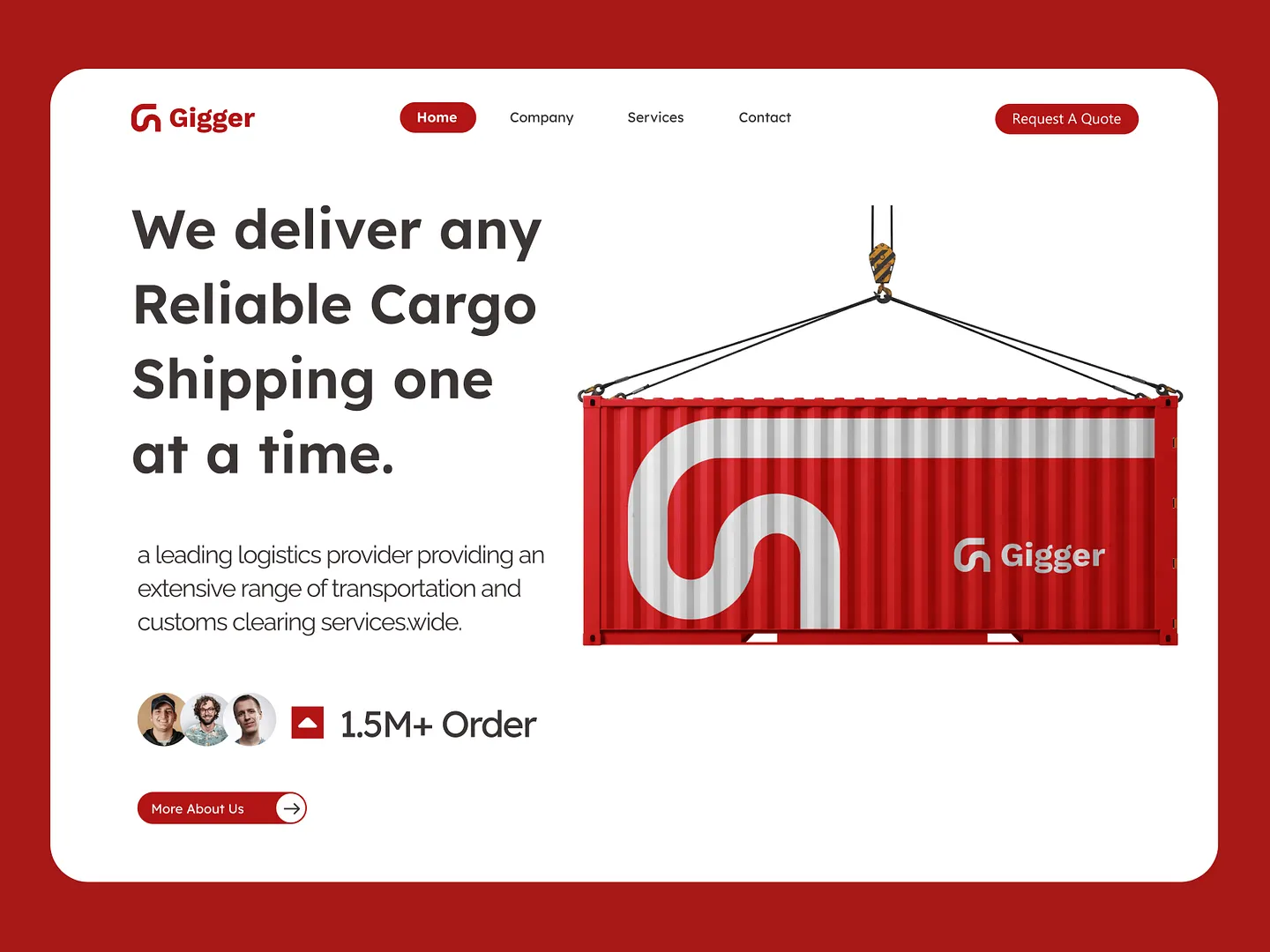 Gigger: Your Premier Courier Website for Reliable Cargo Shipping