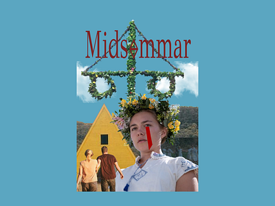 Midsommar Poster graphic design graphic poster midsommar midsommar design midsommar movie midsommar poster midsommary graphic design midsommary layout