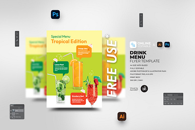 Drink Menu Flyer Template aam360 aam3sixty alcohol menu flyer bar menu flyer design beverage flyer template beverage menu flyer café drink menu template cocktail menu template concept custom drink menu flyer digital drink menu design drink menu flyer editable drink flyer design free flyer happy hour flyer template illustration minimalist drink menu modern drink menu template restaurant drink flyer ui