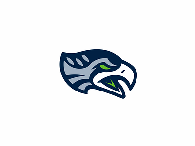 Seattle Seahawks Logo Concept branding design football graphic design logo nfl seahawks seattle team logo vector