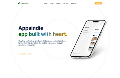 Appsindie - Landing Page landing page ui