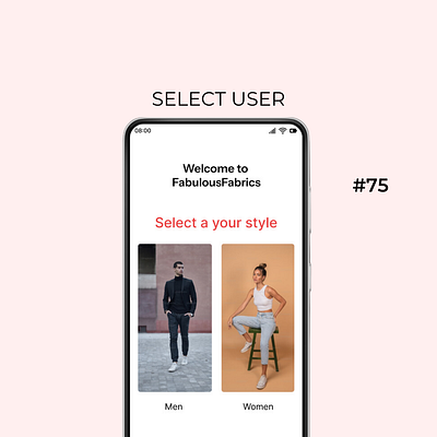 Daily UI Day-75/100:Select User dailyui day 75 design designchallenge designing ui uiuxdesign ux