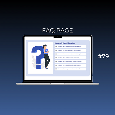 Daily UI Day-79/100: FAQ Page dailyui day 79 design designchallenge designing ui uiuxdesign ux