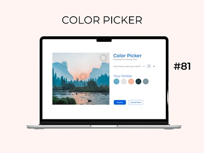 Daily UI Day-81/100:Color Picker colorpicker dailyui day 81 design designchallenge designing ui uiuxdesign ux