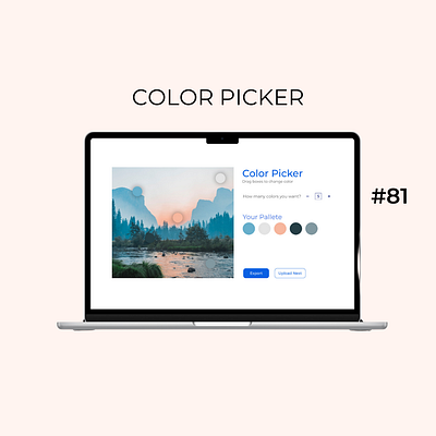 Daily UI Day-81/100:Color Picker colorpicker dailyui day 81 design designchallenge designing ui uiuxdesign ux