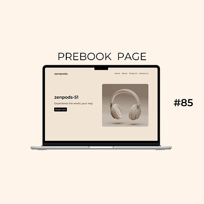 Day-85/100:PreBook Page dailyui day 85 design designchallenge designing ui uiuxdesign ux