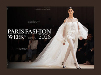 Paris fashion week 2026 - poster advertising banner designer fashion hiring instagram uxui visual design