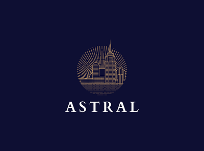 Astral branding design graphic design logodesign realestate