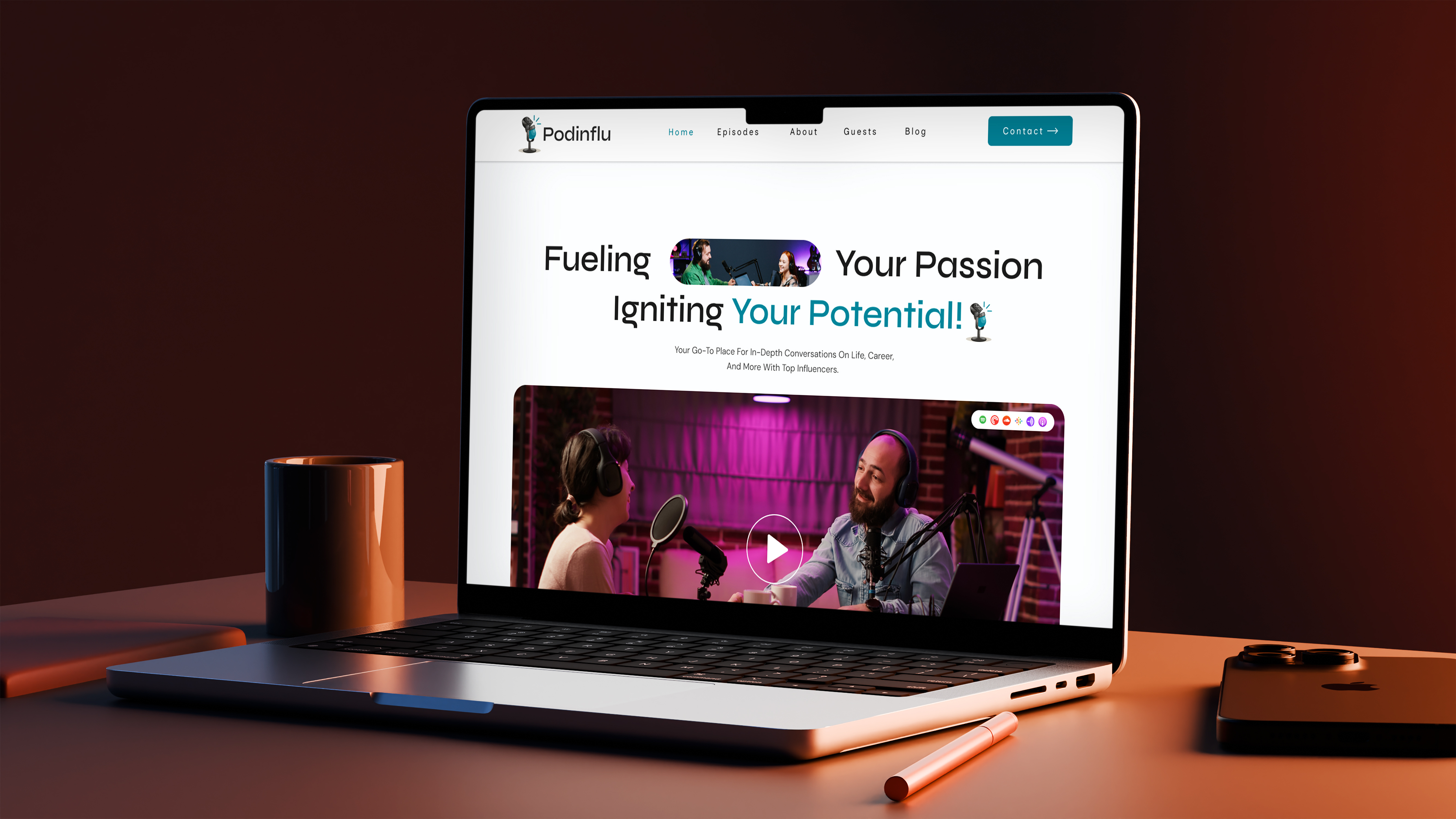 Example of Landing Page Design