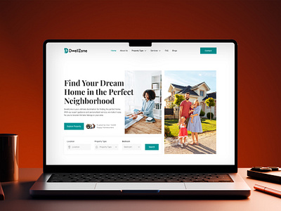 Real Estate Website Design For Dwellzone. booking systems branding design landing page minimal property property listing property selling website raddito real estate website realtors website ui ui design uiux uiux design user interface web web design web development website