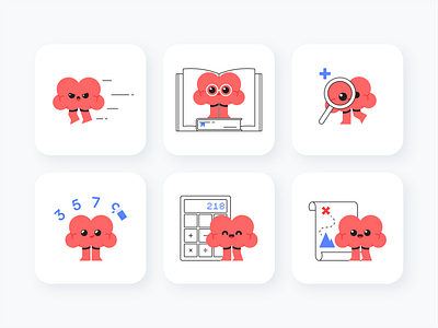 Talented Brains: Flat Illustrations of Cognitive Skills dynamic.