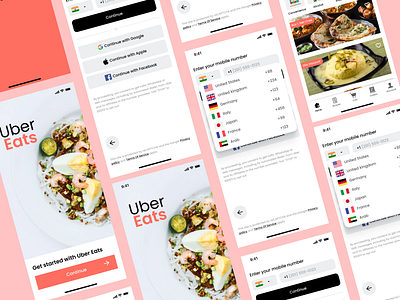 UI for Food Delivering App branding design inspiration food app graphic design ui