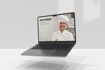 Private Chef Portfolio Website – "Nico" chef chef portfolio framer landing page portfolio private chef ui web building web design web development web page website