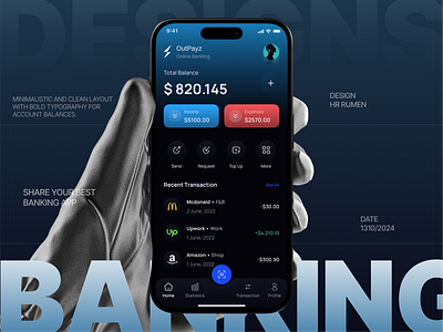 Digital Banking App app app design baking bank banking app banking app design design digital app digital banking finance finance app finance app design hr rumen minimal mobile mobile app online online banking ui wallet