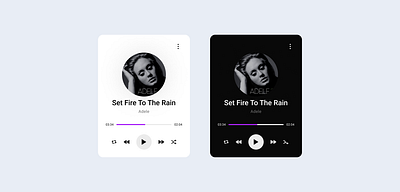 Music Player UI design figma illustration ui ux