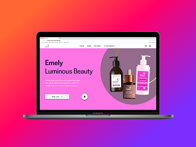 Emely Bodycare Website ui