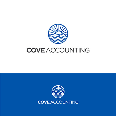 Minimal Accounting Company Logo accounting accounting company accounting company logo accounting company logo design accounting firm accounting firm logo accounting firm logo design flat hill line art logo logo design minimal modern monogram mountain sunrise symbolic thick lines waves