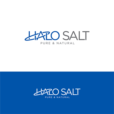 Salt Company Logo Design custom custom logotype customized logo customized logotype flat halo halo logo logotype minimal modern natural natural salt organic organic company organic logo pure salt salt company salt company logo salt company logo design