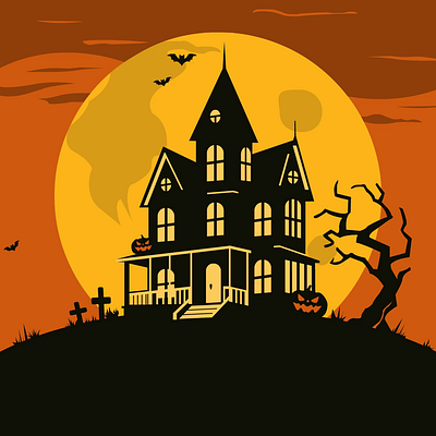 Animated banner — Halloween illustration animation banner design halloween illus illustration motion graphics