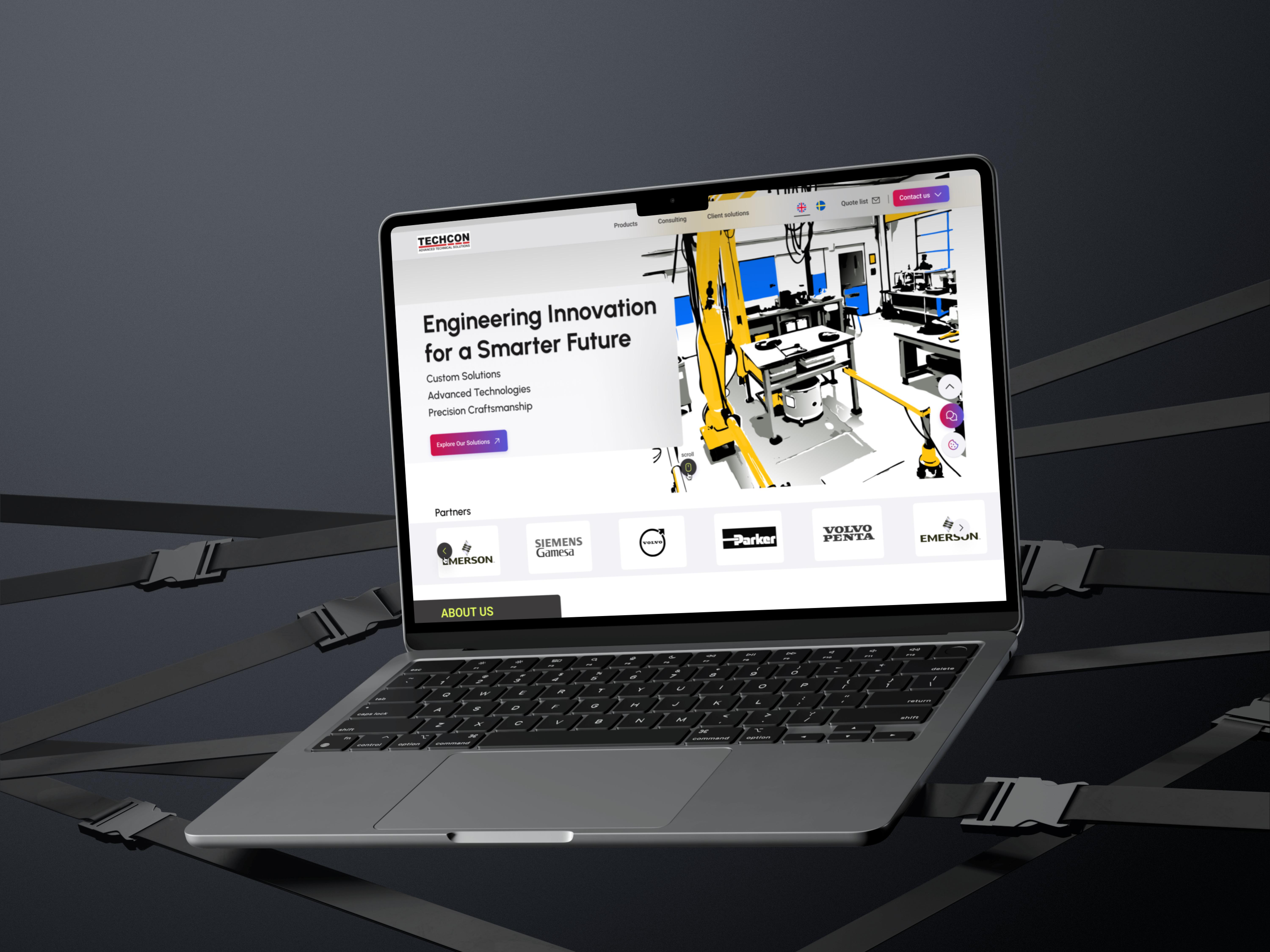 Tech Web Redesign Concept bento branding corporate web design development tech web figma home page landing page light design logo minimalist product page redesign concept tech web design ui ux web web design web2 web3