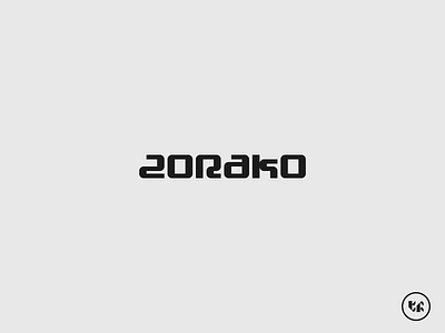 zorako - clothing brand logo businesslogo clothinglogo creativelogo flatlogo foodlogo iconlogo wordmarklogo