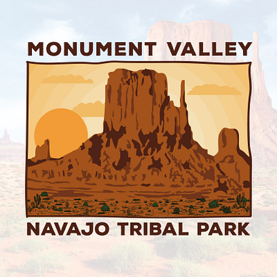 Monument Valley - Arizona/Utah. adventure adventure logo adventure outdoors adventure travel arizona arizona desert branding desierto digital illustration grand canyon illustration illustration artist logo designer monument valley outdoors outdoors logo tshirt tshirt design tshirt designer wacom