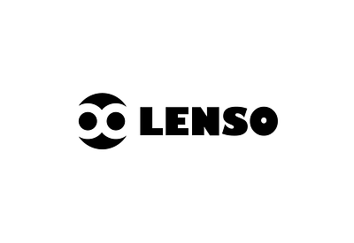 Random Logo lens lenso logo minimalist modern