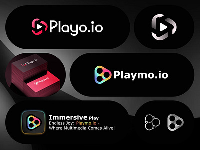 play logo design ai app icon blockchain brand idenity branding colorful crypto identity identity designer logo design logo designer logodesign mark media modern logo play technology top unused web3 logo