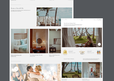 Hotel Web Site design ui web