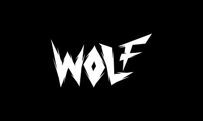 WOLF brand branding custom type design font graphic design jungle lettering logo logo design logo type logos logotype type wolf wordmark